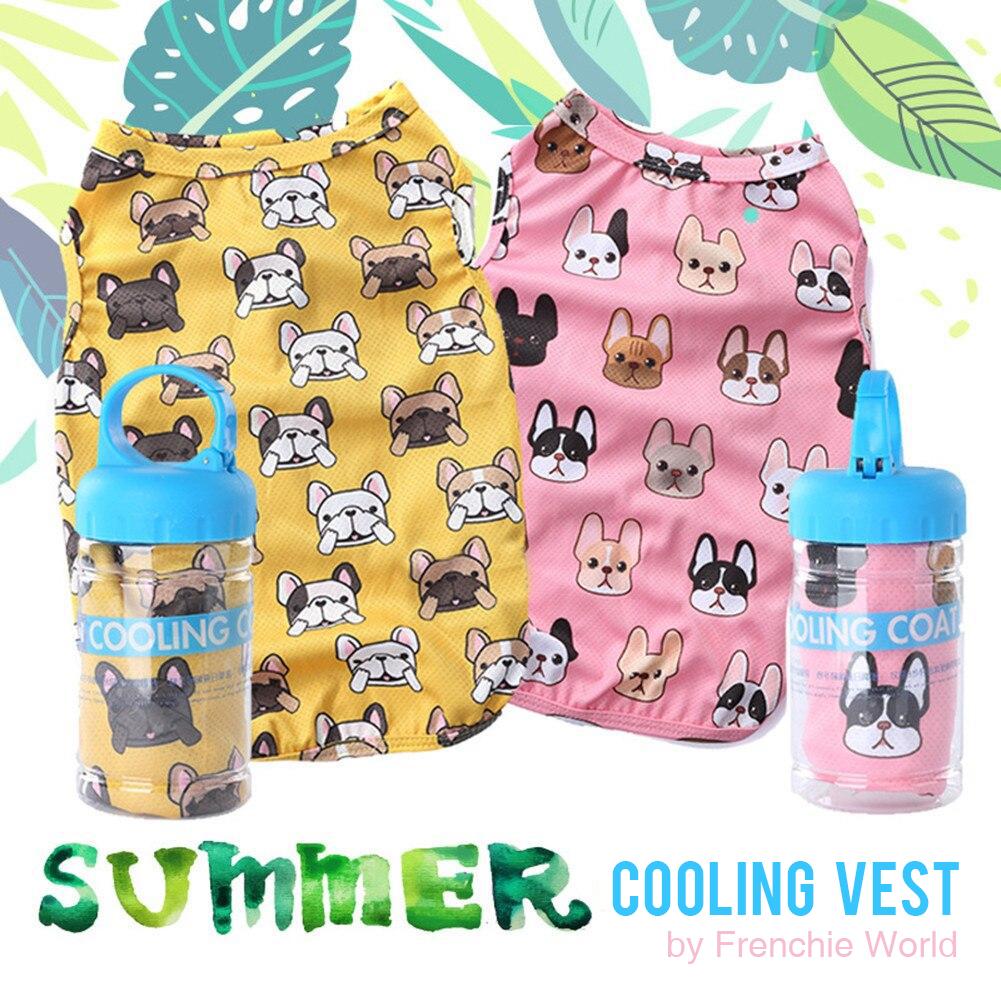 summer cooling vest french bulldog